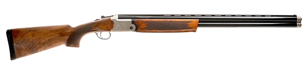 Picture of  Gforce Arms Gf51228 Gf5 Filthy Pheasant Full Size 12 Gauge Break Open 3" 2Rd 28" Black Over/Under Vent Rib Barrel, Nickel Plated Aluminum Receiver, Fixed Turkish Walnut Stock, 5 Chokes