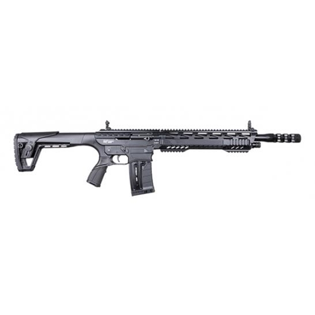 Picture of Gforce Arms Gf991220dlx Gf99 Deluxe 12 Gauge 5+1 20" Black Threaded Barrel, Black Cerakote Picatinny Rail Receiver, Adjustable Black Synthetic Stock BR991220DLX