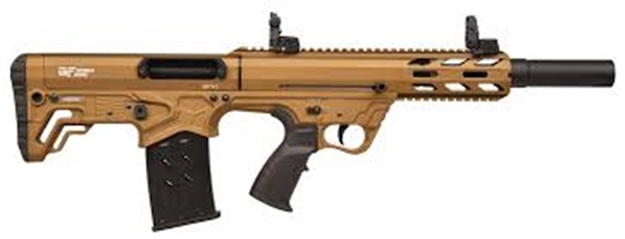 Picture of Gforce Arms Gfy1brnz Gfy-1 Usa 12 Gauge Semi-Auto 3" 5+1 18.50" Black Threaded Barrel, Bronze Cerakote Aluminum Receiver W/Picatinny Rail, Bronze Bullpup Polymer Stock, Polymer Grip GFY1-BRNZ 643477864791
