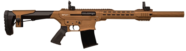 Picture of  Gforce Arms Gf2512bnz Gf25  12 Gauge Semi-Auto 3" 5+1 20" Bronze Cerakote Spiral Threaded Barrel, Bronze Cerakote Picatinny Rail Aluminum Receiver, Adjustable Black Synthetic Stock W/Black Rubber Grip 643477864708
