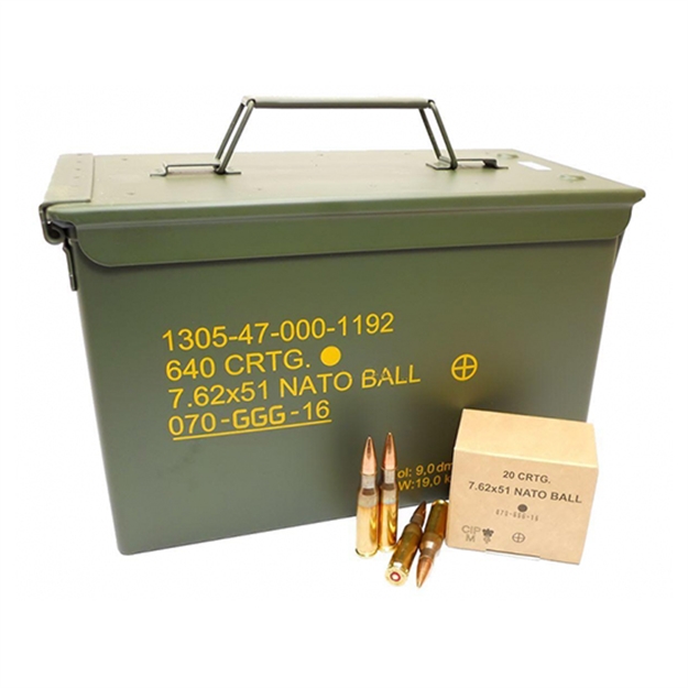 Picture of Ggg Ammo 7.62X51 Nato M80 Ball 640Rd M2a1 Can