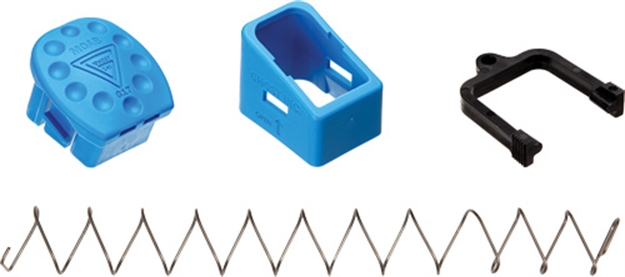 Picture of Ghost Inc Moab Mag Extension For Glock Gen 1-5 Plus 6 Rnds Blue GHOGLPLUSBLUE 813978020747