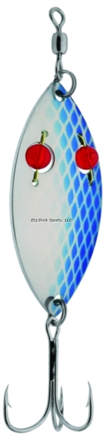 Picture of Gibbs Rifle CO Inc Ruby Eye Wiggler Spoon #3, Blue Scale