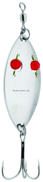 Picture of Gibbs Rifle CO Inc Ruby Eye Wiggler Spoon #3, Nickel