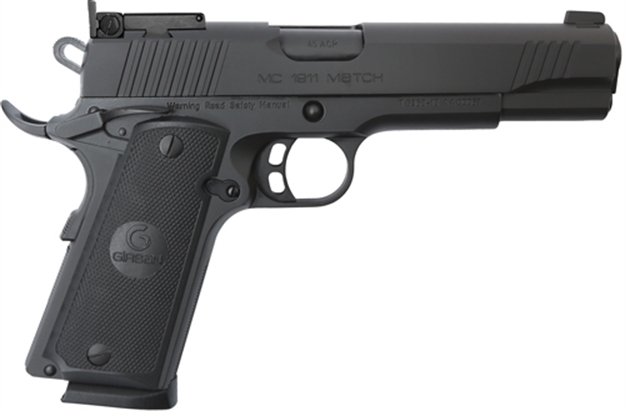 Picture of Girsan Mc1911 Match Gov't 45Acp Adj. Sgt Black< 390090