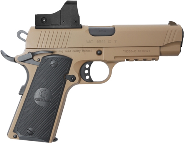 Picture of Girsan Mc1911c Commander 9Mm Adj. Sgt W/Optic Fde< 390055