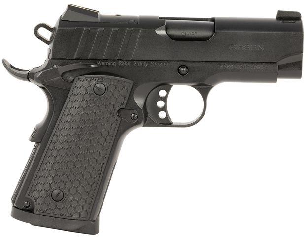 Picture of  Girsan 391151 Mc1911 SC Influencer Sub-Compact 45 Acp 6+1 3.40" Black Steel Barrel, Black Camo Optic Ready/Serrated Steel Slide & Frame W/Picatinny Rail & Beavertail, Black Polymer Grip 741566907036
