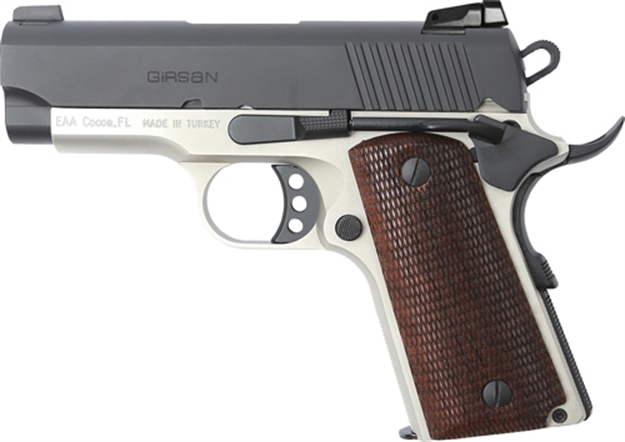 Picture of Girsan Mc1911sc Officer 9Mm Adj. Sights Two-Tone< 390046