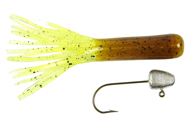 Picture of Gitzit Fat Gitzit 3.5" Tubes Brown/Chart 4 Pack 2 Hook