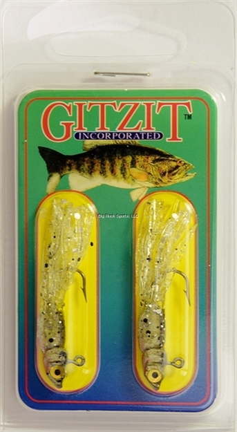 Picture of Gitzit Little Tough Guy Jig, 1 1/2", 1/16 Oz, SZ 6 Hook, Minnow, 2/Pack