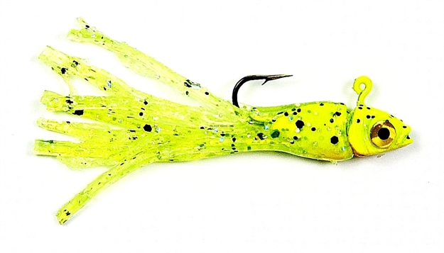 Picture of Gitzit Micro Little Tough Guy Jig, 1/25 Oz, Chartreuse, 2/Pack