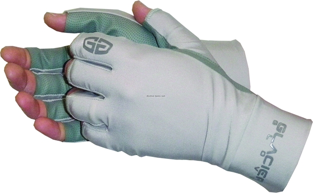 Picture of Glacier Ascension Bay Sun Glove Med Polyurethane Palm Fingerless 50+Upf