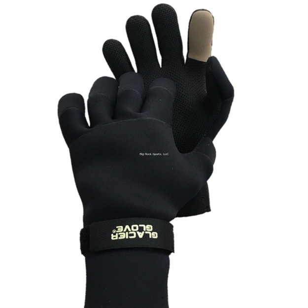Picture of Glacier Bristol Bay Full-Finger Fleece Lined Gloves, Curved 823Bk-Xl