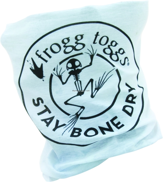 Picture of Frogg Toggs Frogg Skinz Sun Scarf White, Green, Black, Adjustable