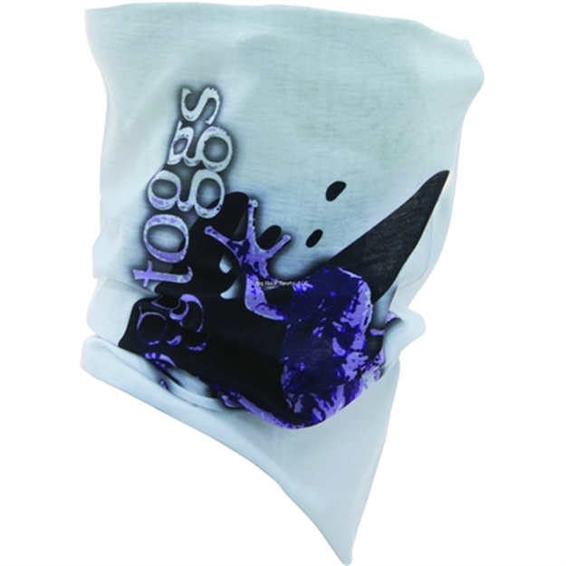 Picture of Frogg Toggs Frogg Skinz Sun Scarf White, Purple, Black, Adjustable