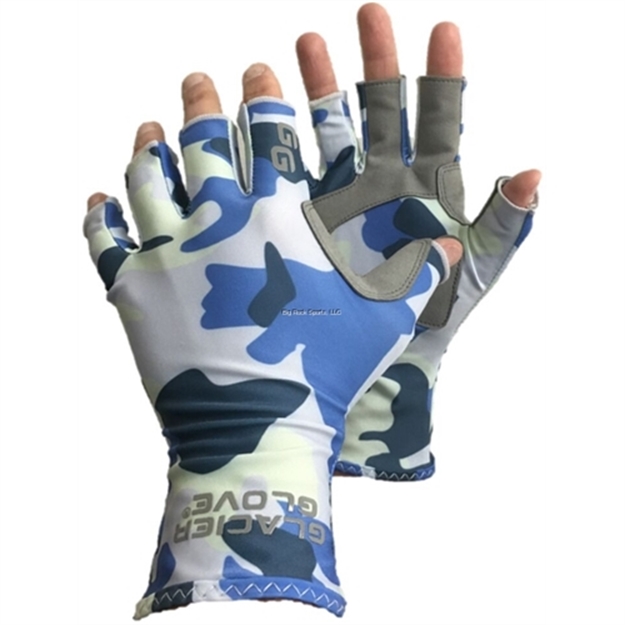 Picture of Glacier Islamorada Sun Glove-Blue Camo-Large