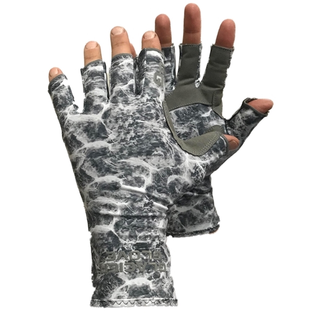 Picture of Glacier Islamorada Sun Glove L - Gray Camo