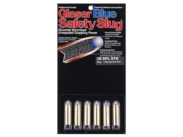 Picture of Glaser 38Sp 80Gr Safety Slug
