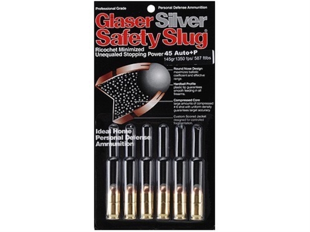 Picture of Glaser 45Acp Silver Ctg