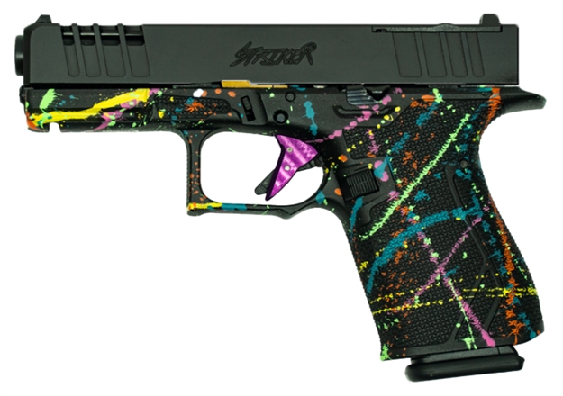 Picture of  Great Lakes Firearms Gl19sblk Striker  9Mm 15+1 4" Front/Rear Serrations Cerakote Splatter Black 638457790658