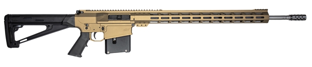 Picture of  Great Lakes Firearms Gl10la7remssbrz Glfa  7Mm 5+1 24" Stainless Threaded Barrel, Bronze Cerakote Picatinny Rail Aluminum Receiver, M-Lok Handguard, Fixed Black Synthetic Stock, Mil-Spec Grip