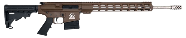 Picture of Great Lakes Firearms & Ammo Ar10 Rifle 6.5Cm 20" S/S Bbl 10-Shot Buck Brown GL1065SS BUK 638457791907