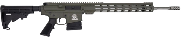 Picture of Great Lakes Firearms & Ammo Ar10 Rifle 6.5Cm 20" S/S Bbl 10-Shot OD Green GL1065SS ODG 638457791914