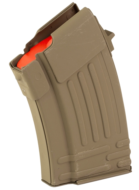 Picture of  Global Ordnance Llc 810091157398   10Rd Fully Ribbed 7.62X39mm Fits Ak-47 Fde Steel
