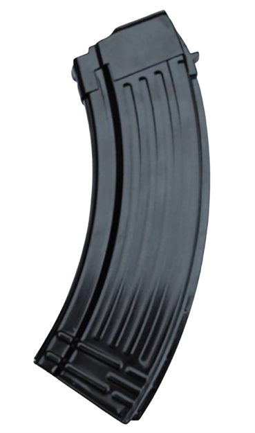 Picture of  Global Ordnance Llc 850003223087   30Rd Fully Ribbed 7.62X39mm Fits Ak-47 Black Steel
