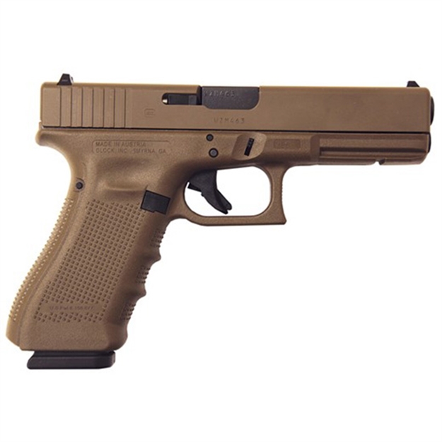 Picture of Glock 17 Gen 4 9Mm 4.49 Full Fde Cerakote Ug1750204fde