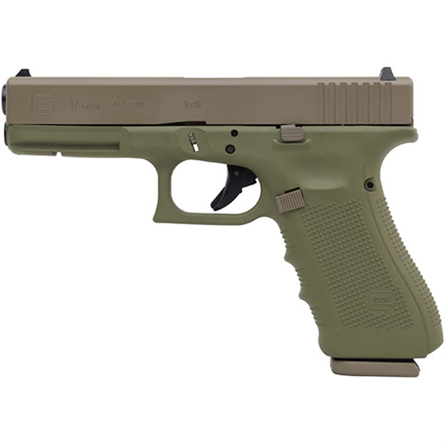 Picture of Glock 17 Gen4 9Mm 4.49 Bazooka Grn Fde Cerakote