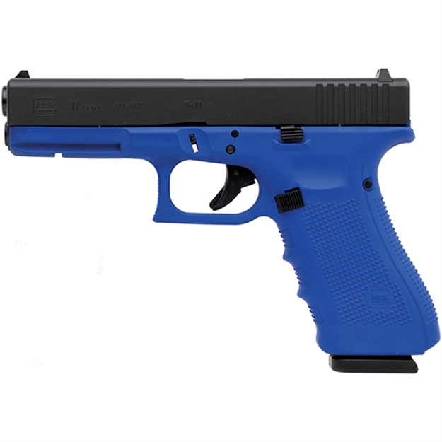 Picture of Glock 17 Gen4 9Mm 4.49 Nra Blue Frame 17Rd FS