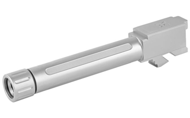 Picture of  True Precision Inc Tpg19bxt Glock  9Mm Luger 4.50" Threaded Satin Stainless Steel, Fits Glock 19 Gen1-5