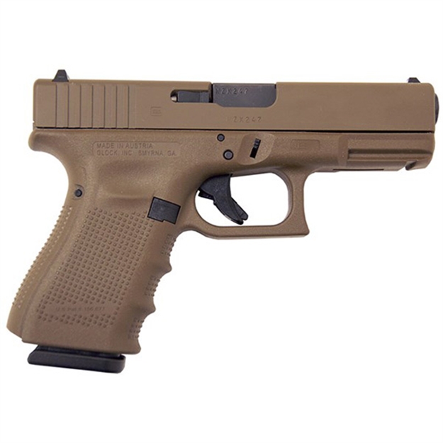 Picture of Glock 19 Gen 4 9Mm 4.02 Full Fde Cerakote Ug1950204fde