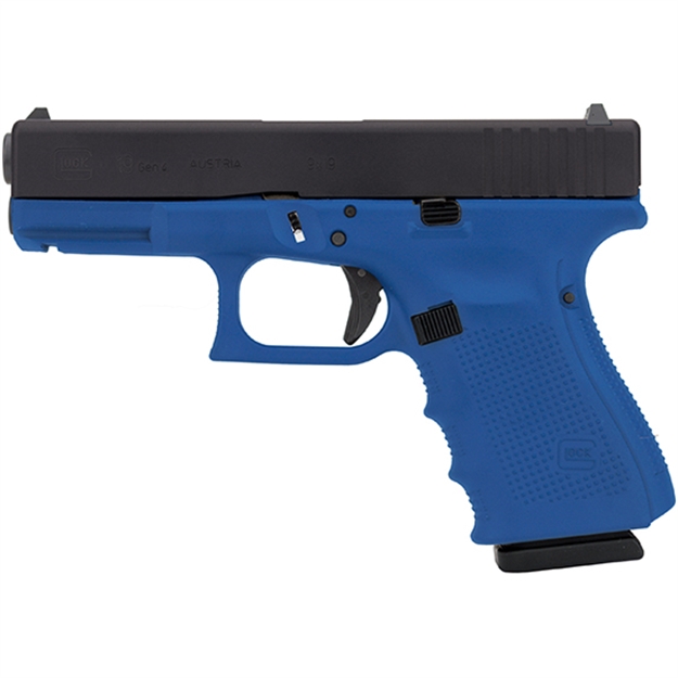 Picture of Glock 19 Gen4 9Mm 4.02 Nra Blue Frame 15Rd FS