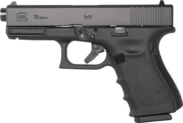 Picture of Glock 19 Gen4 9Mm Luger FS Threaded Bbl 15-Shot Black