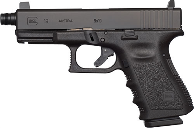 Picture of Glock 19 Gen5 9Mm Luger FS Threaded Bbl 15-Shot Black