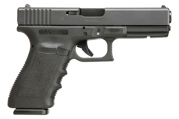 Picture of  Glock Pf2050201 G20 Gen3 Short Frame 10Mm Auto 10+1 4.61" Black Steel Barrel, Matte Black Serrated Steel Slide, Black Polymer Frame W/Picatinny Rail, Black Texture Finger Groove Grip 764503662010