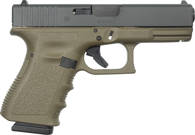 Picture of Glock 23 40Sw Pst 13Rd FS OD Grn PI-23572-03