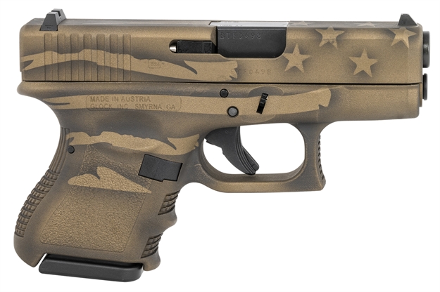 Picture of Glock 27 40Sw 3.5" B FS   Bbbw Flag       2/ 9