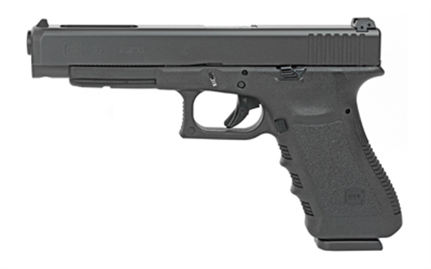 Picture of Glock G35 Standard Semi Auto Pistol 40 S&W, 5.3 In, Poly Grp, 10+1 Rnd, 2 Mags, Longslide Blk Frame PI3530101 764503353017