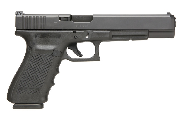 Picture of Glock G40 Gen4 Semi Auto Pistol 10Mm, 6 In, Poly Grp, 10 1 Rnd, 3 Mags, Optic Ready - Optic Not Included. Blk Frame PG4030101MOS