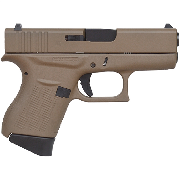 Picture of Glock 43 9Mm 3.39 FS 6R Full Fde Cerakote