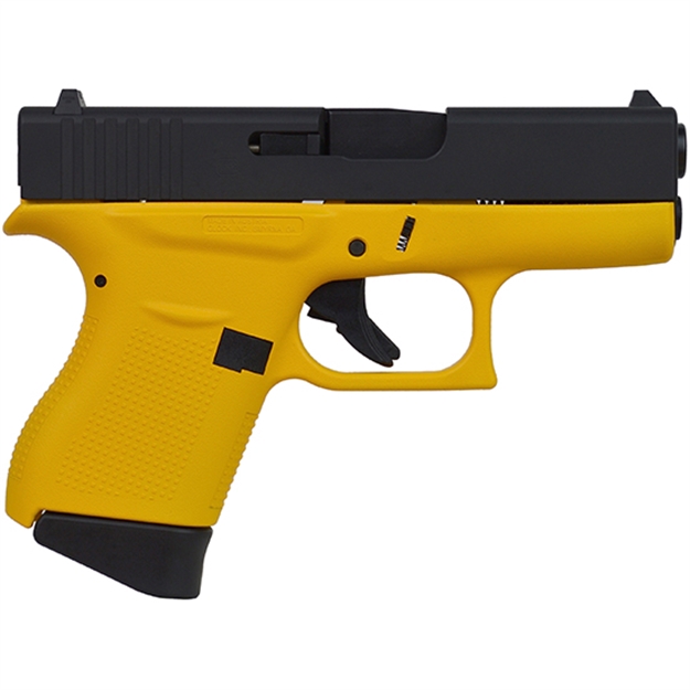 Picture of Glock 43 9Mm 3.39 FS 6R Yellow Frame Blk Slide