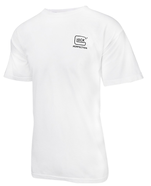Picture of  Glock Aa75109 Carry With Confidence  White Cotton Short Sleeve XL