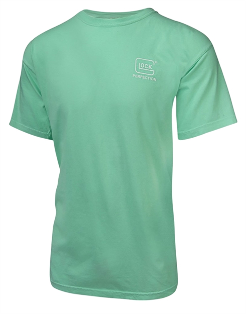 Picture of  Glock Aa75137 Crossover  Turquoise Cotton Short Sleeve Small