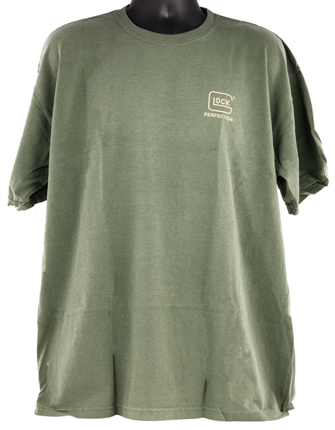 Picture of  Glock Aa75152 Perfection T-Shirt Green XL Short Sleeve 764503043147
