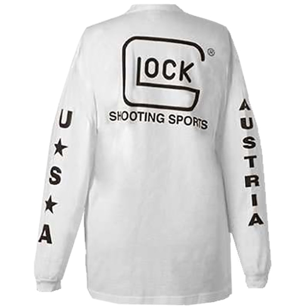 Picture of Glock Ap61804 Long Sleeve T-Shirt Xxx-Large White Cotton