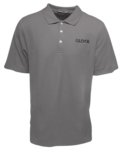Picture of  Glock Ap95874 Classic Polo  Gray Cotton Short Sleeve Small 764503045486