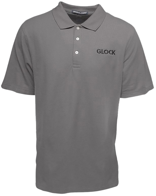 Picture of  Glock Ap95876 Classic Polo  Gray Cotton Short Sleeve Large
